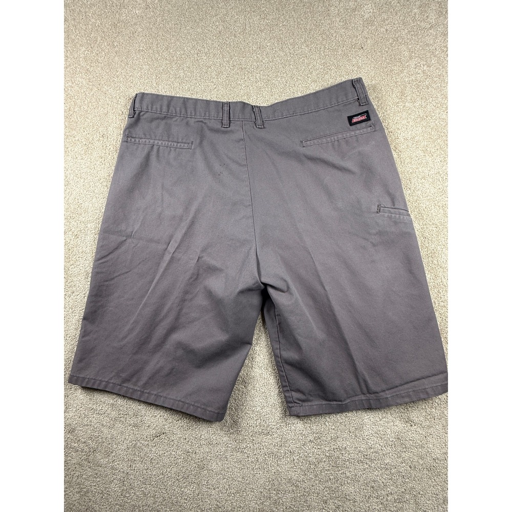 Dickies Mens 40 Gray Flat Front Twill Work Shorts Utility Cargo Pocket W5410G9 - Picture 6 of 9